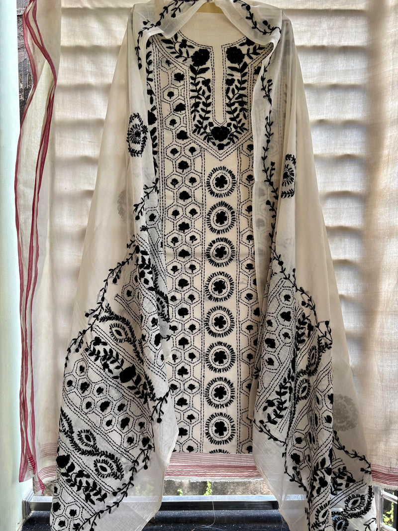 Phulkari Suit in Pure Cotton