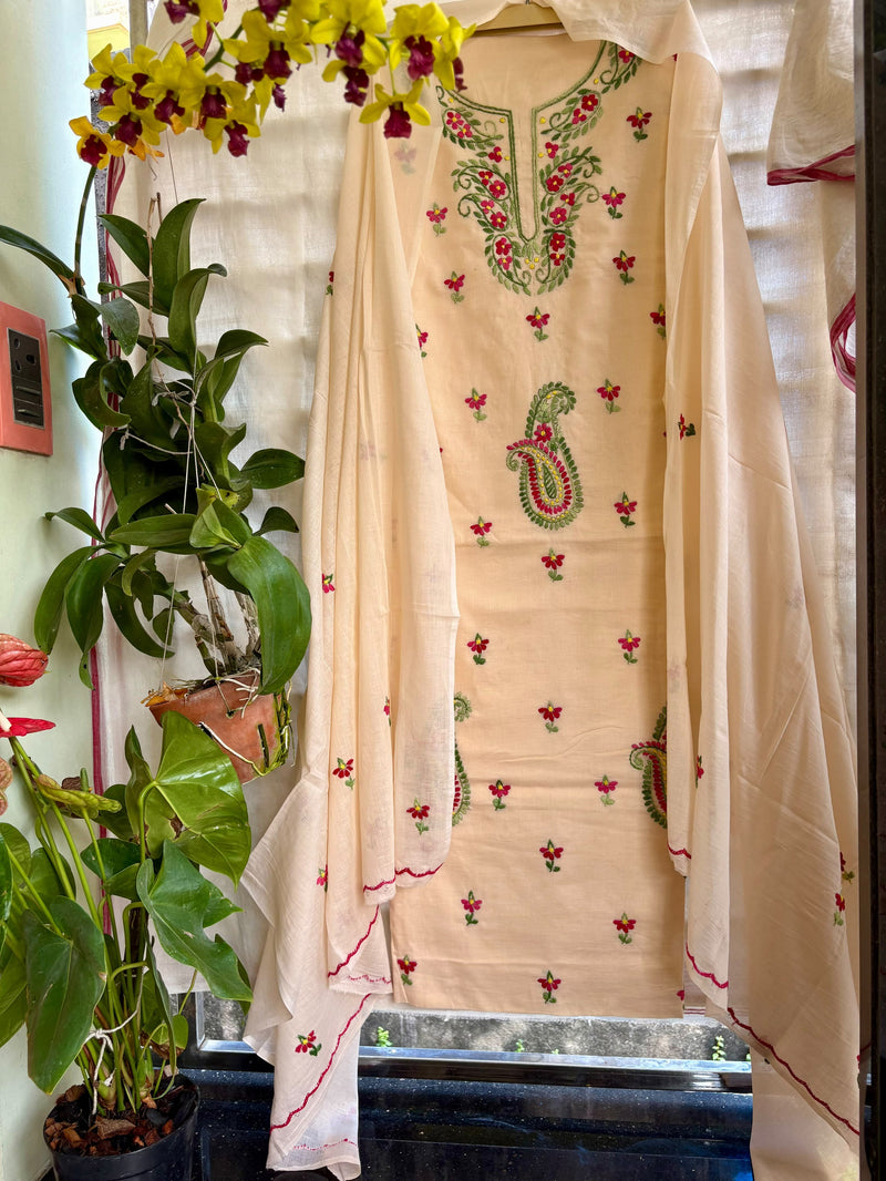 Thread Work Suit in Pure Cotton