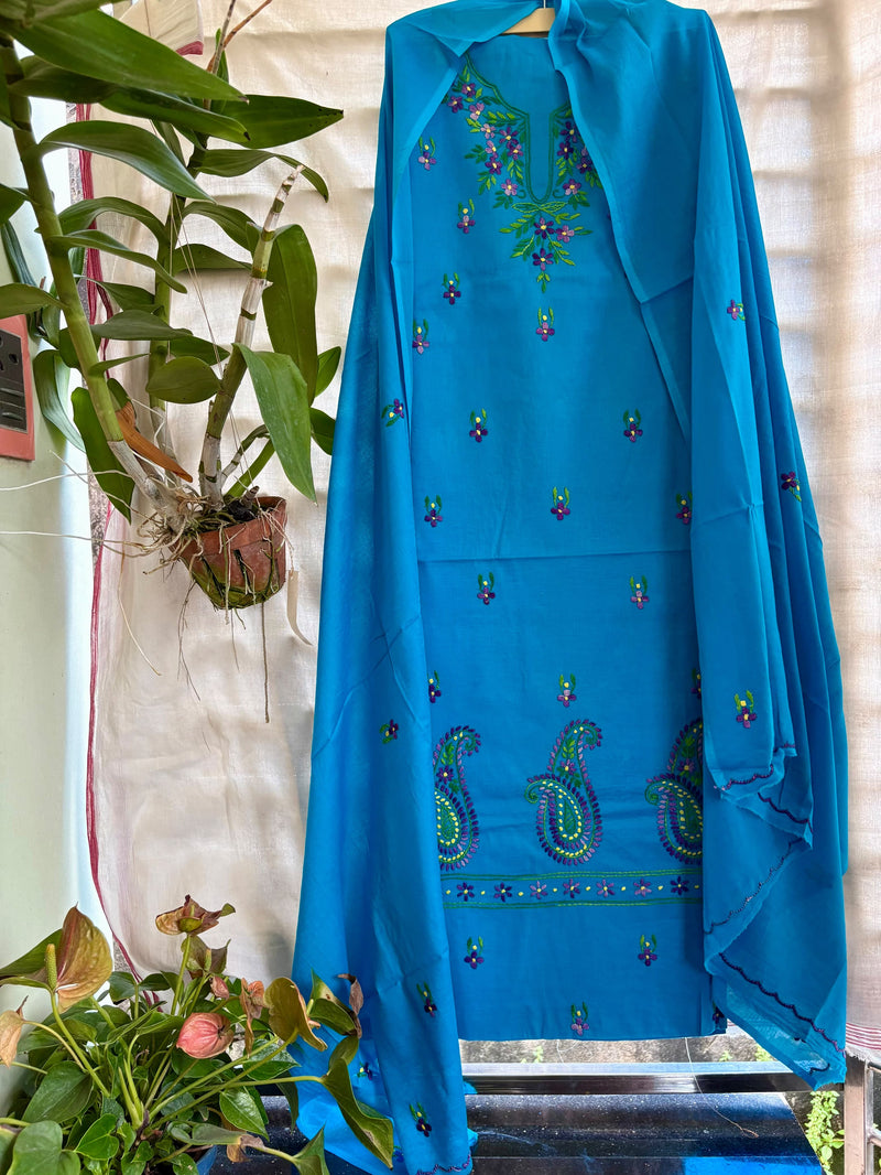 Thread Work Suit in Pure Cotton