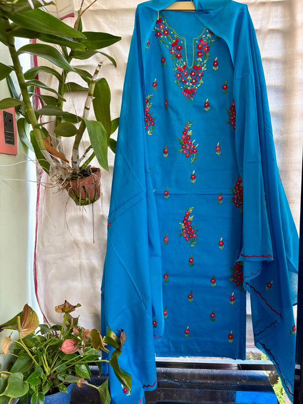Thread Work Suit in Pure Cotton
