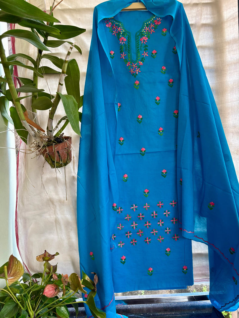 Thread Work Suit in Pure Cotton