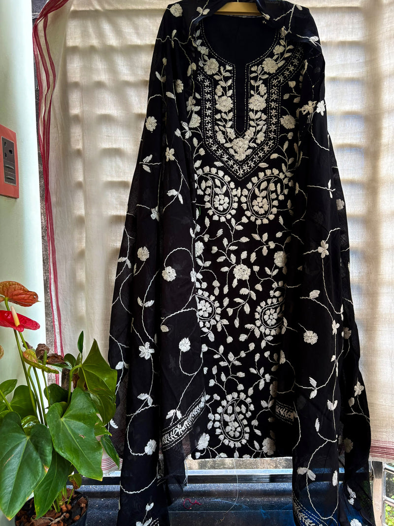 Phulkari Suit in Pure Cotton
