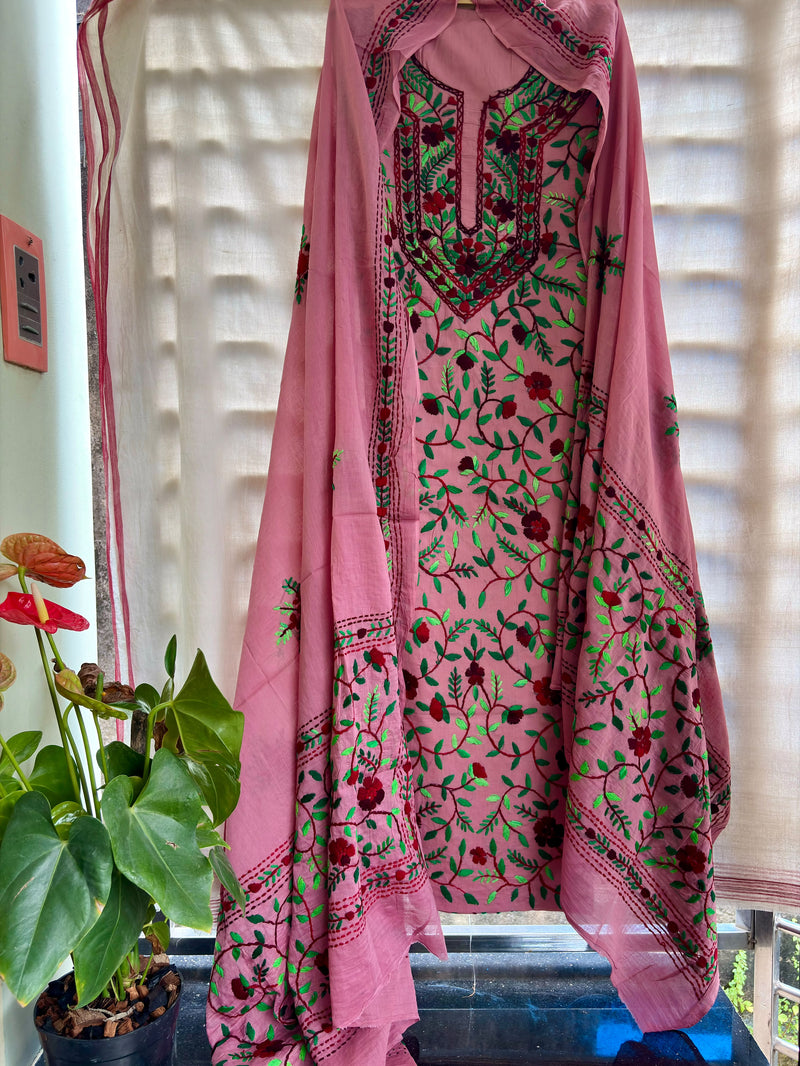 Phulkari Suit in Pure Cotton