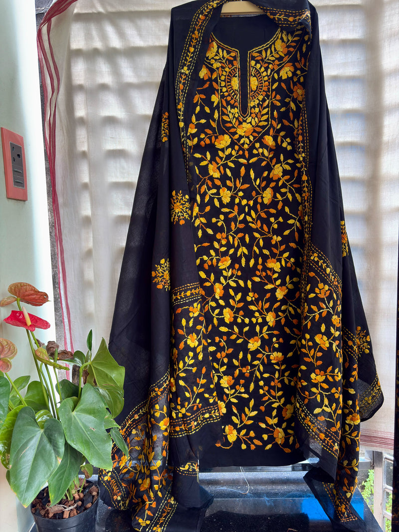 Phulkari Suit in Pure Cotton