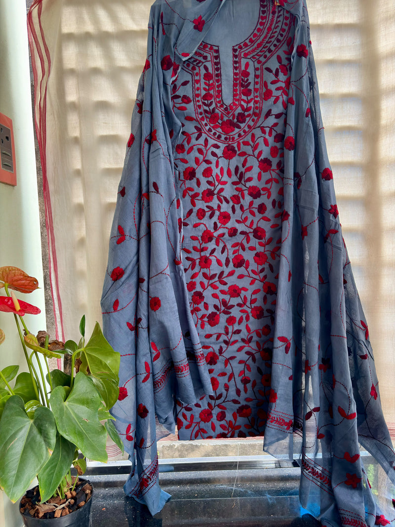 Phulkari Suit in Pure Cotton