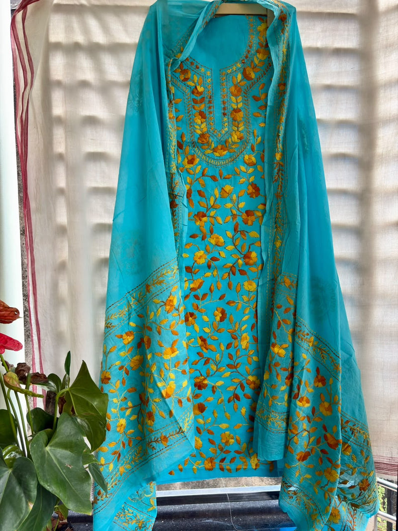 Phulkari Suit in Pure Cotton