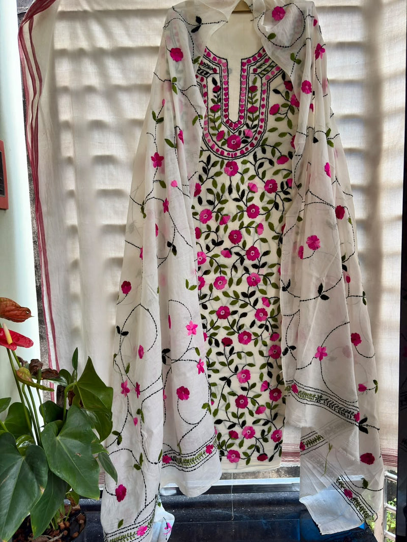 Phulkari Suit in Pure Cotton