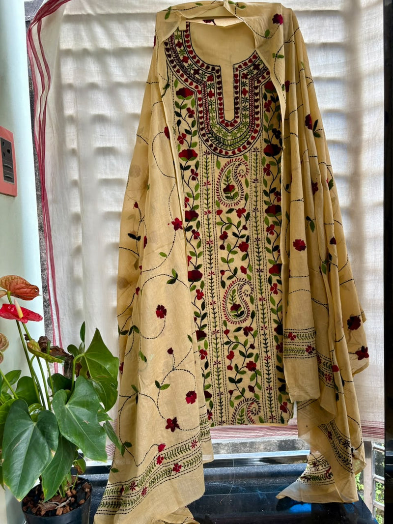 Phulkari Suit in Pure Cotton
