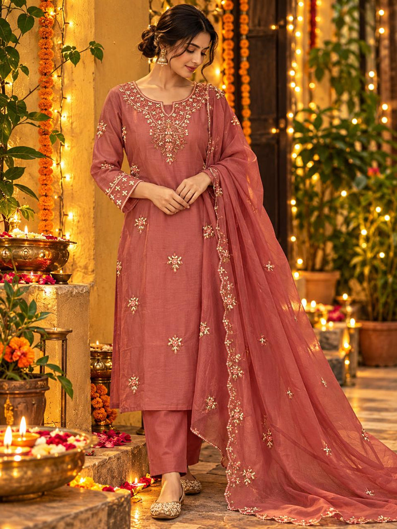 Hand Embroidered Zardosi Suits