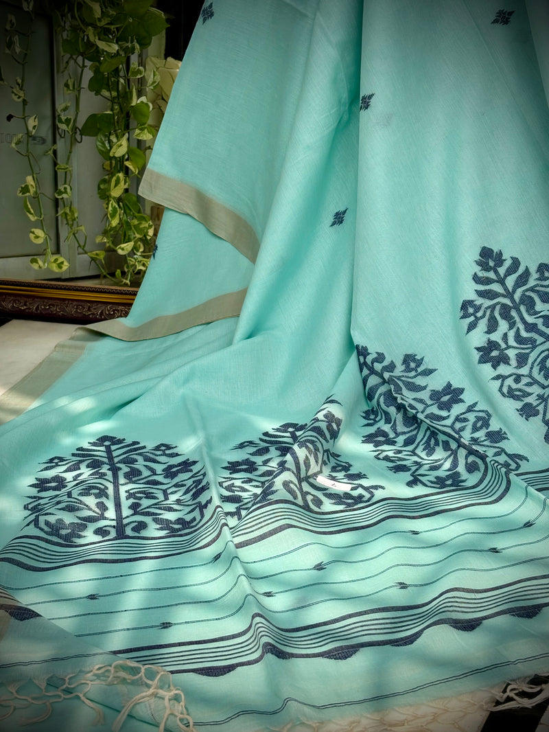 Cotton Jamdani Saree