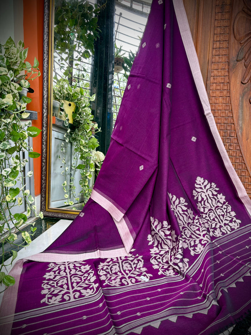 Cotton Jamdani Saree
