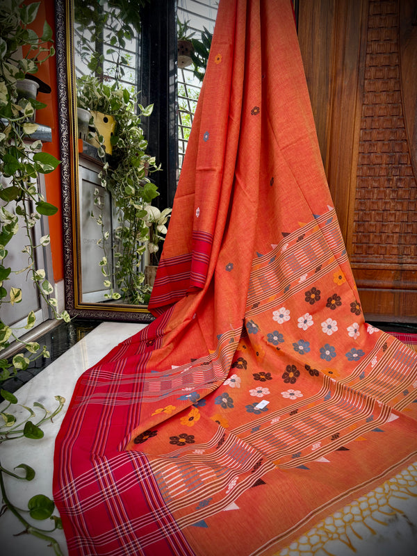 Cotton Jamdani Saree