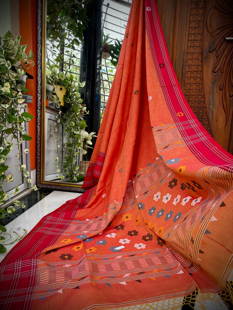 Cotton Jamdani Saree