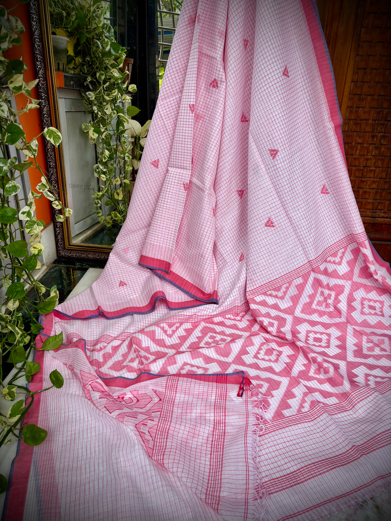 Cotton Jamdani Saree