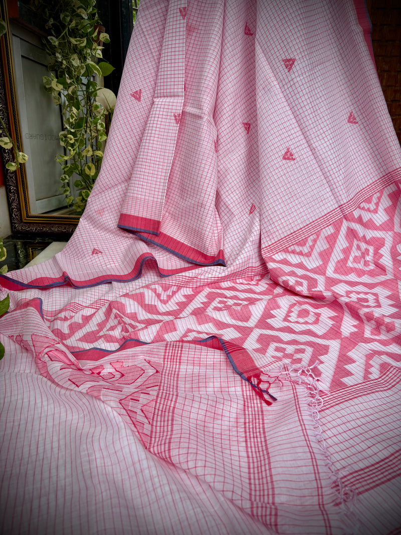Cotton Jamdani Saree