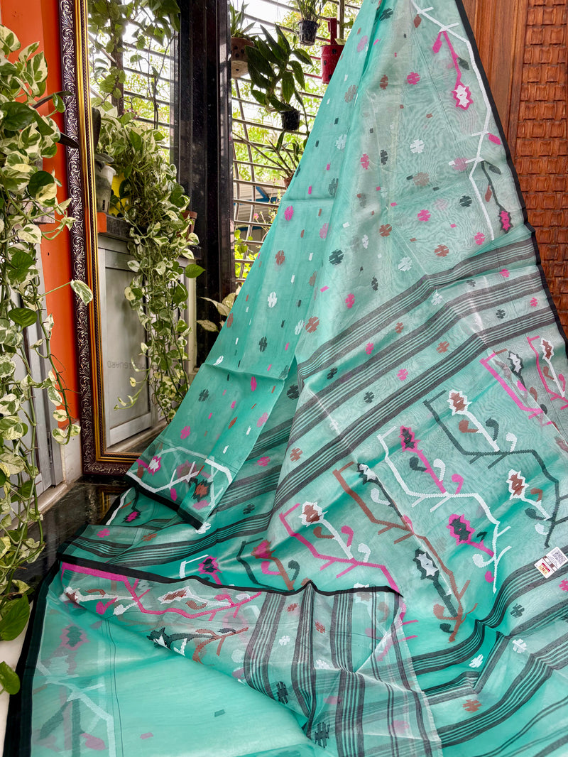 Pure Silk Muslin Jamdani — 05