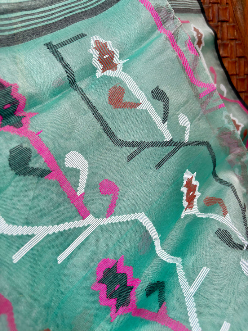 Pure Silk Muslin Jamdani — 05