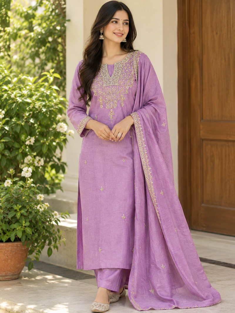 Hand Embroidered Zardozi Suits