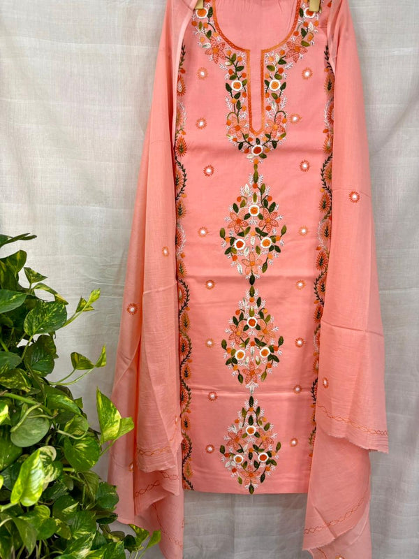 French Knot & Bullion in Pure Cotton
