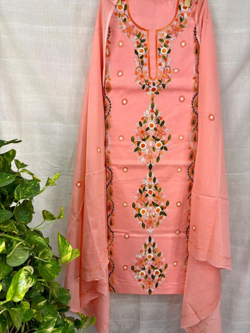 French Knot & Bullion in Pure Cotton