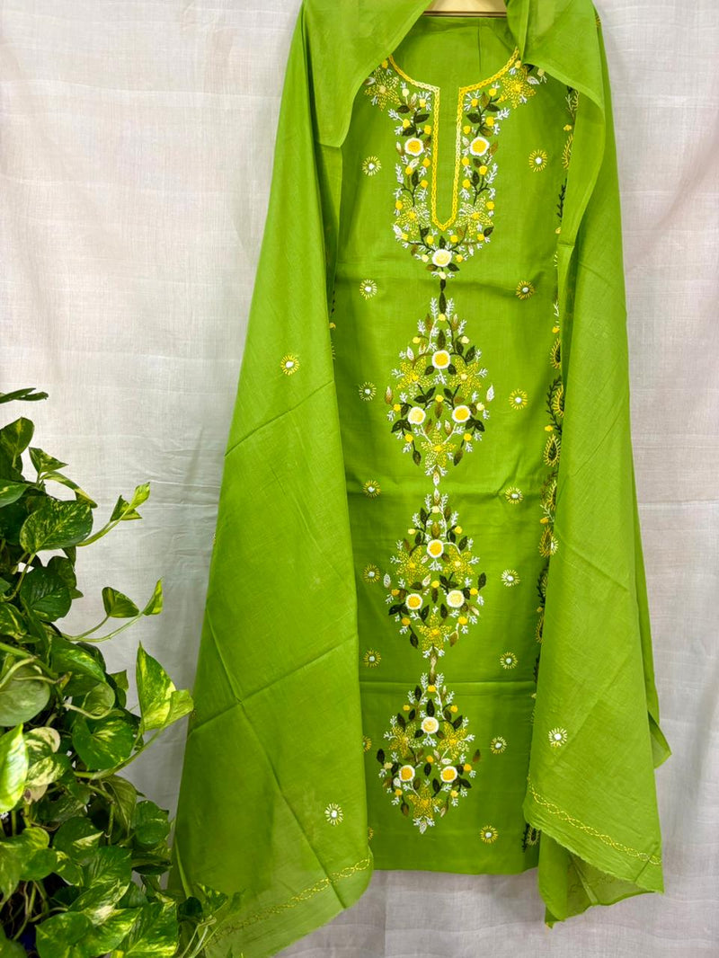 French Knot & Bullion in Pure Cotton