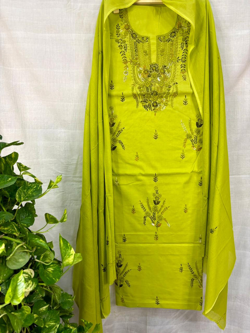 French Knot & Bullion in Pure Cotton