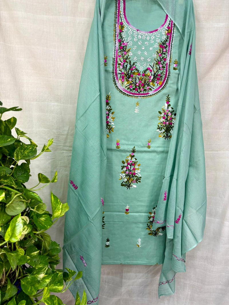 French Knot & Bullion in Pure Cotton