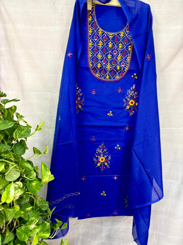 French Knot & Bullion in Pure Cotton