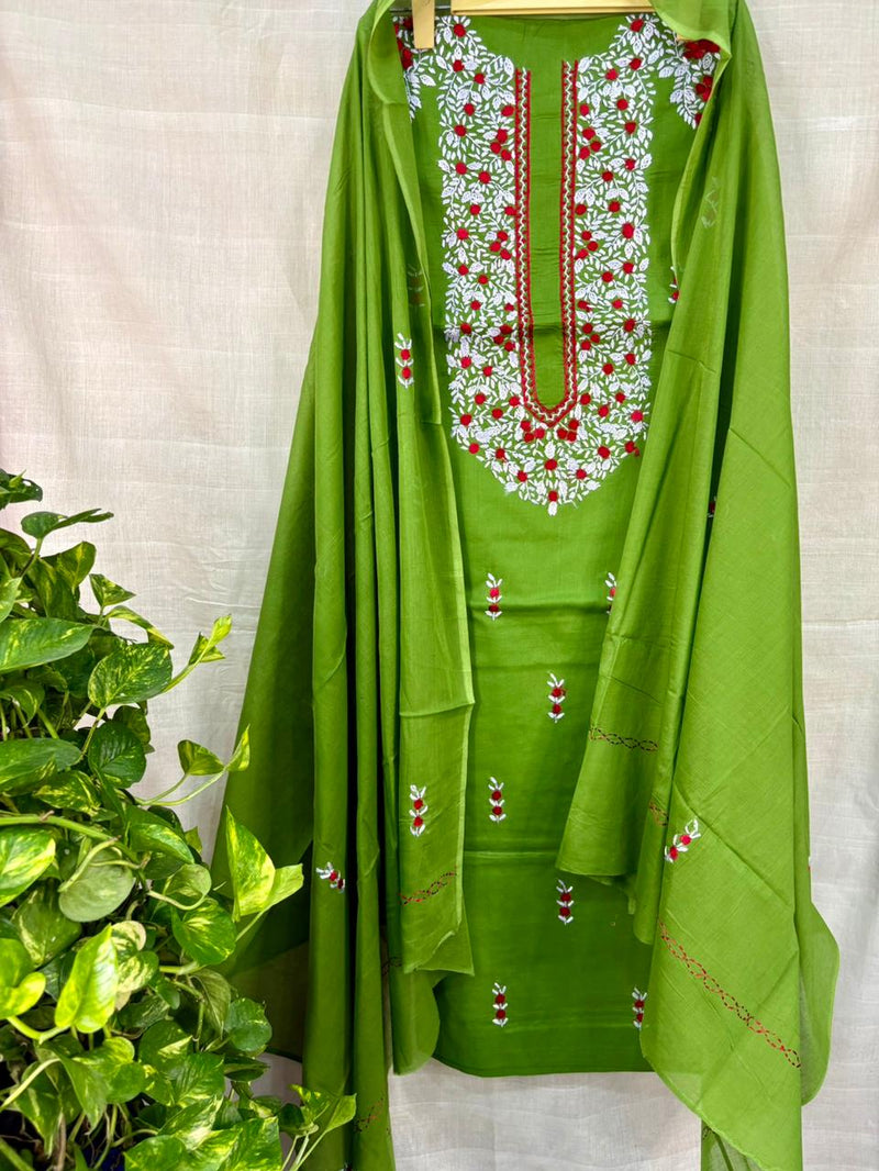 French Knot & Bullion in Pure Cotton