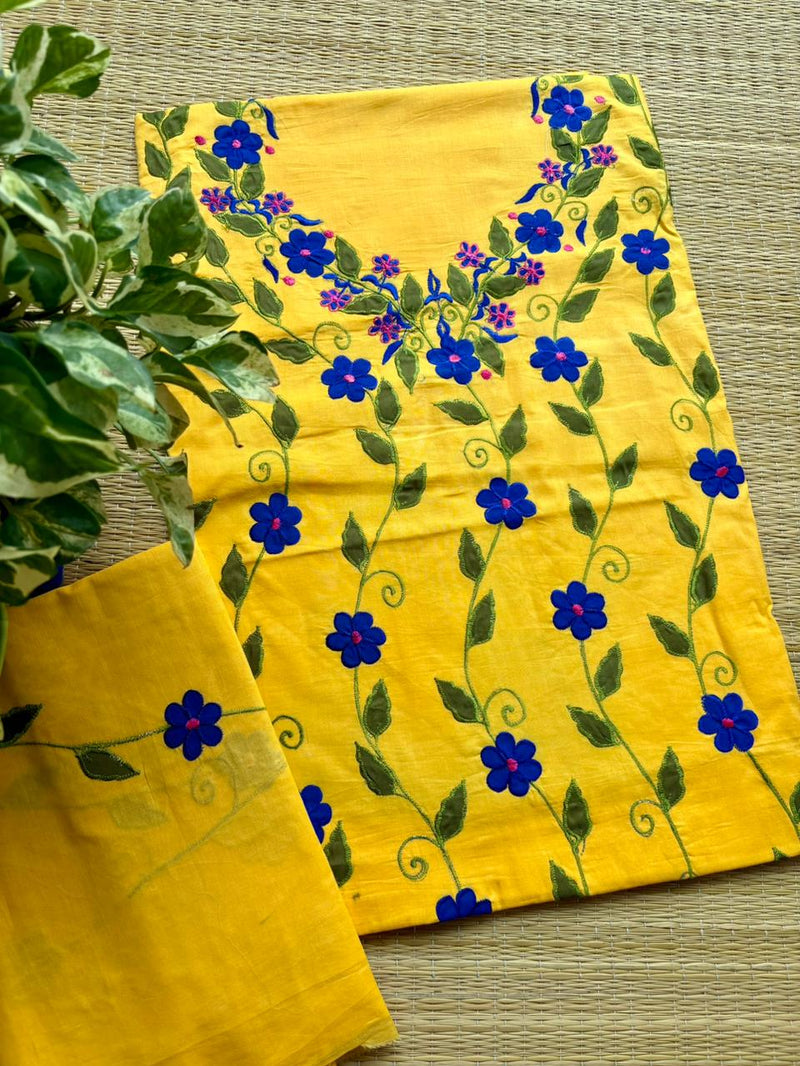 French Knot & Bullion in Pure Cotton