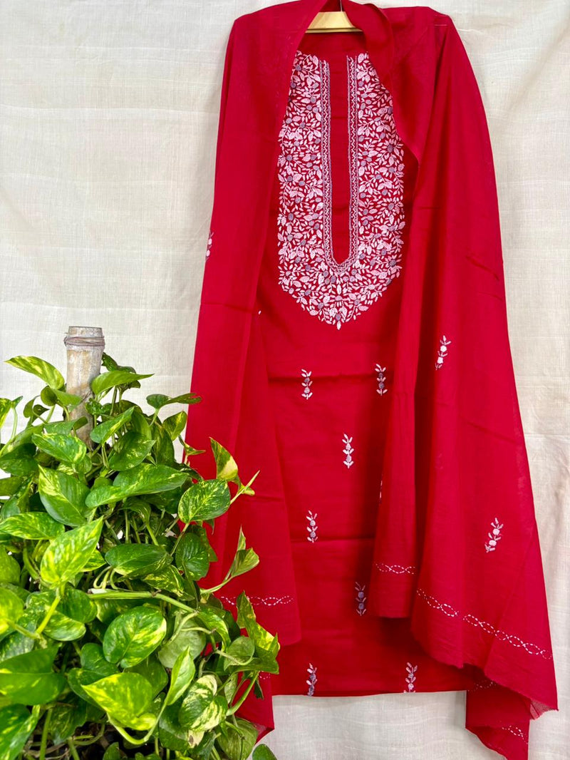 French Knot & Bullion in Pure Cotton