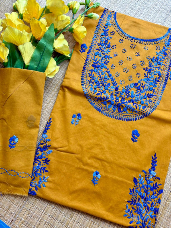 French Knot & Bullion in Pure Cotton