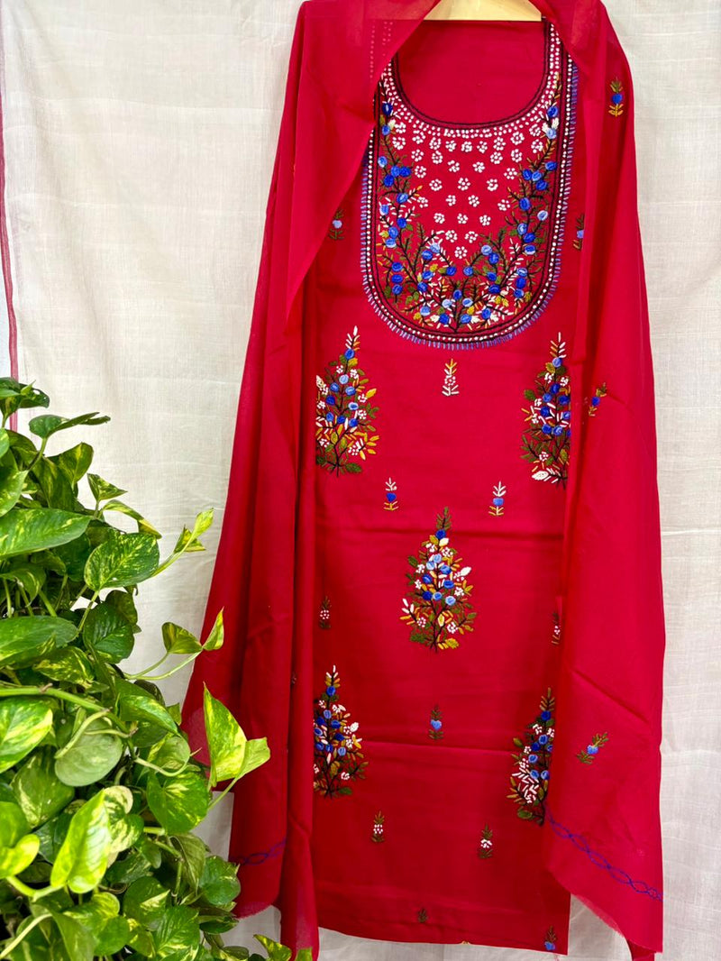 French Knot & Bullion in Pure Cotton