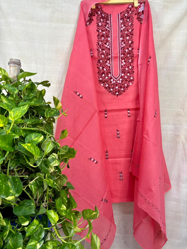 French Knot & Bullion in Pure Cotton