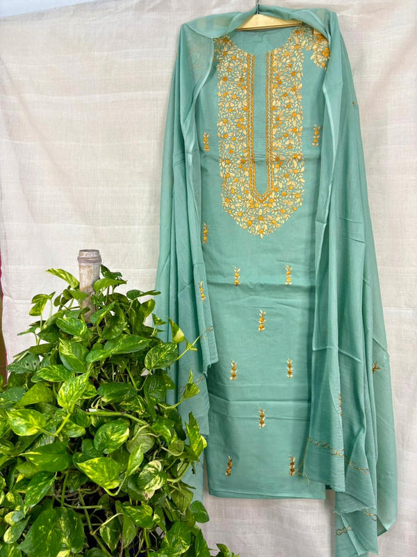 French Knot & Bullion in Pure Cotton