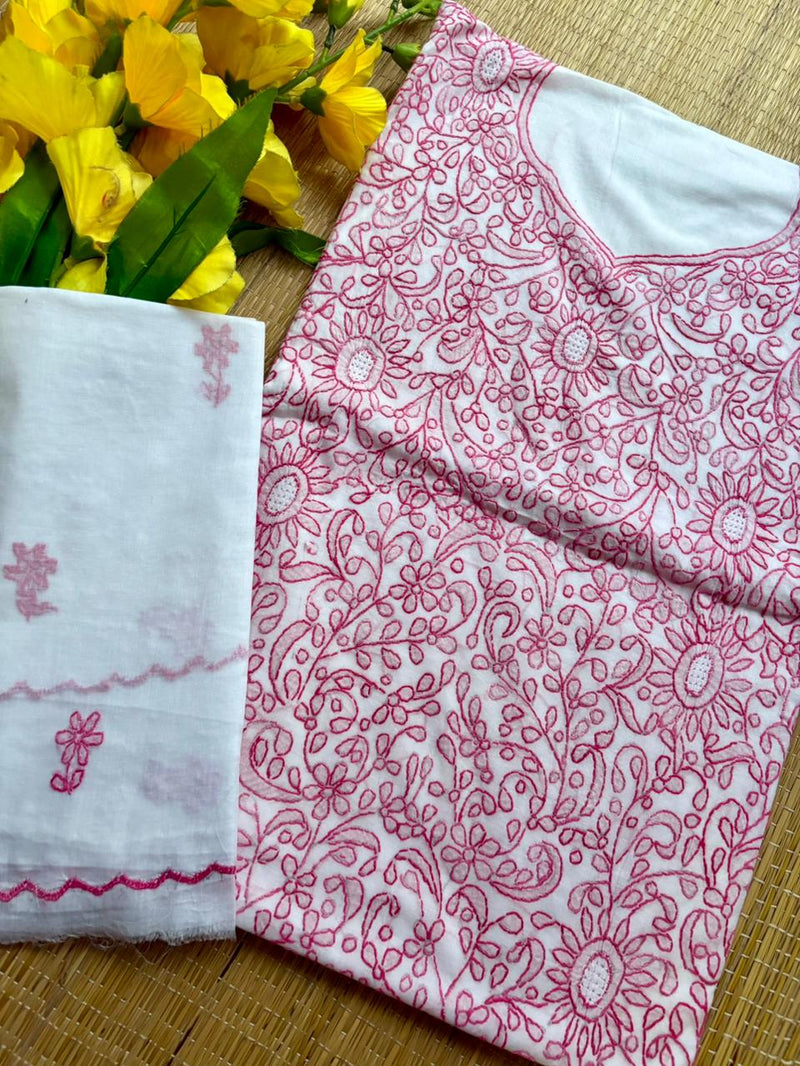French Knot & Bullion in Pure Cotton
