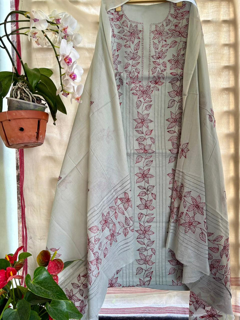 Kantha Suit in Pure Cotton