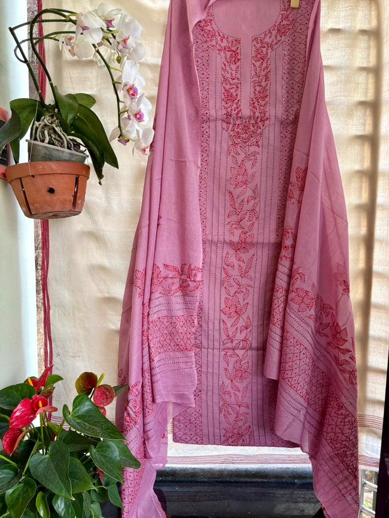Kantha Suit in Pure Cotton