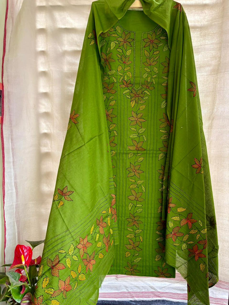 Kantha Suit in Pure Cotton