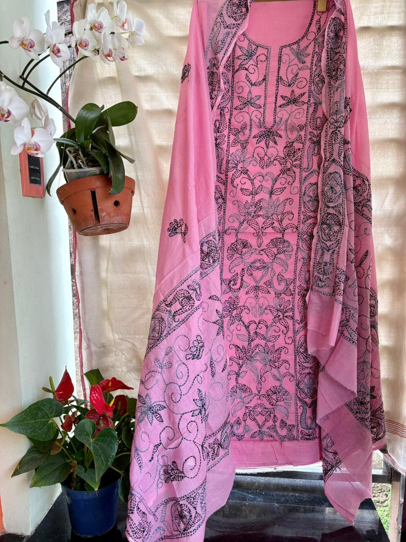 Kantha Suit in Pure Cotton