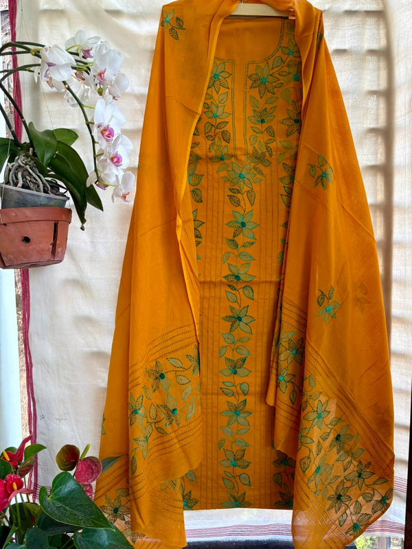 Kantha Suit in Pure Cotton