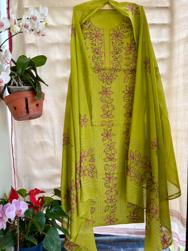 Kantha Suit in Pure Cotton