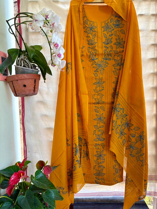 Kantha Suit in Pure Cotton