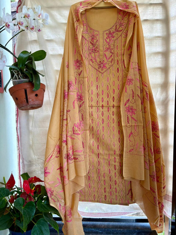 Kantha Suit in Pure Cotton