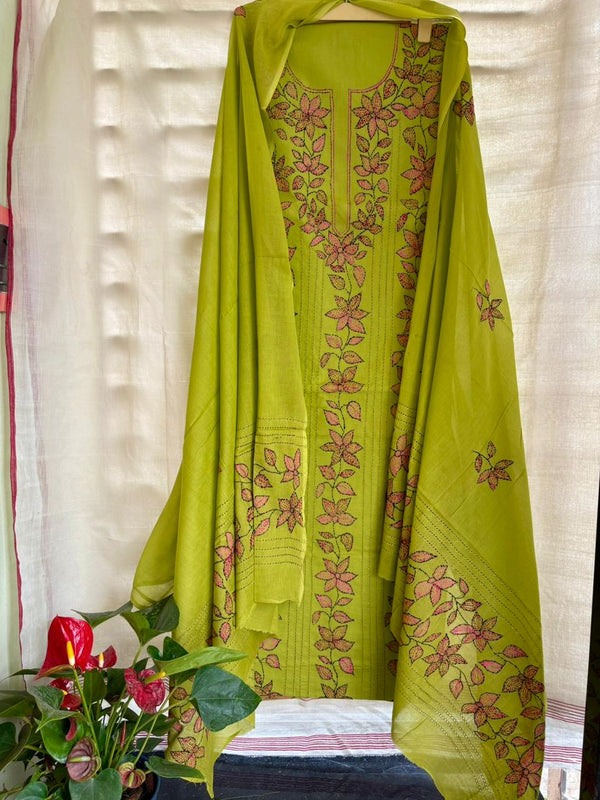 Kantha Suit in Pure Cotton