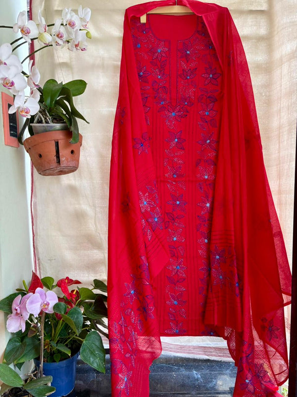Kantha Suit in Pure Cotton