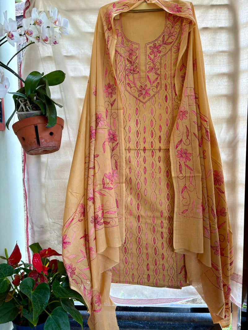 Kantha Suit in Pure Cotton
