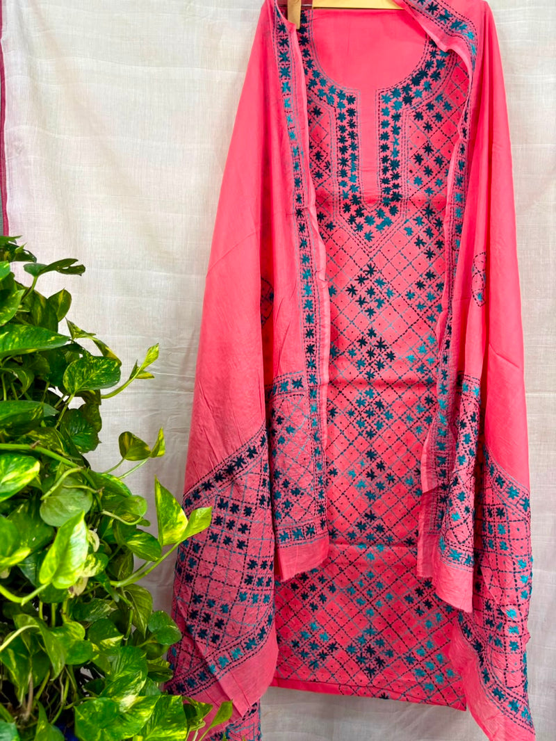 Thread Work Suit in Pure Cotton