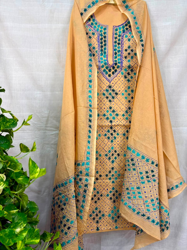 Thread Work Suit in Pure Cotton