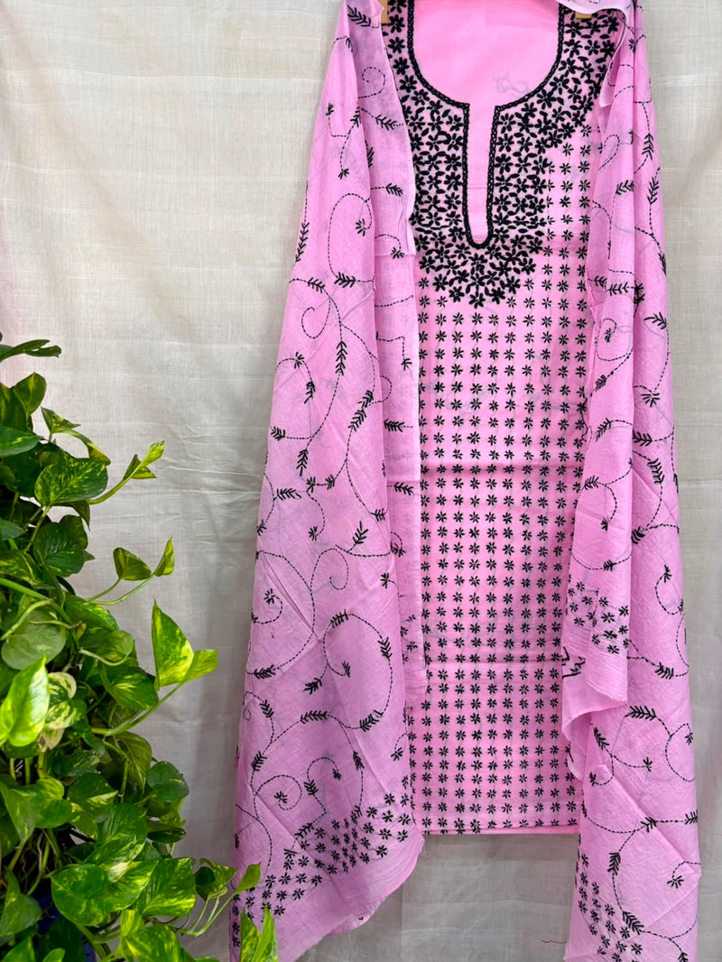 Thread Work Suit in Pure Cotton